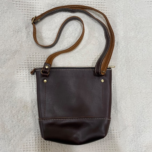 NWOT Portland Leather Goods 100% genuine leather bag - Picture 2 of 5